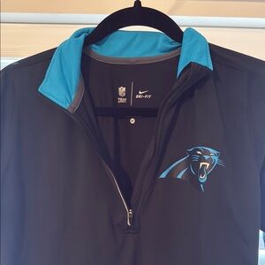 Nike Dri-fit Black and Blue Panthers Quarter-Zip